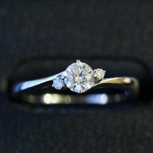 F3877 in fre времена. . человек. обручальное кольцо. .... сделал .. покупка .! I-PRIMO натуральный уникальная вещь diamond 0.267,0.02ct E VS2 3EX Pt950 чистота кольцо 