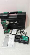 HH380-240508-98【中古】Makita マキタ 充電式インパクトドライバ MTD002D バッテリー 充電器 ケースセット 動作確認済み 工具 コードレス_画像1