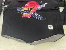 HH406-240517-127【中古】Supreme Demon Raglan L/S Top Black Sサイズ シュプリーム ブラック 鬼 プリント ロンT　Tシャツ メンズ_画像4