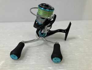 HS308-240509-123【中古】DAIWA ダイワ スピニングリール LT2500S-DH 19 エメラルダス 釣り糸付き