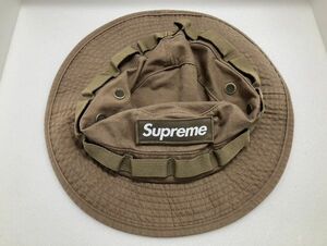 HS332-240516-128【中古】Supreme Military Boonie Brown シュプリーム ミリタリー ボニー ブラウン 22SS