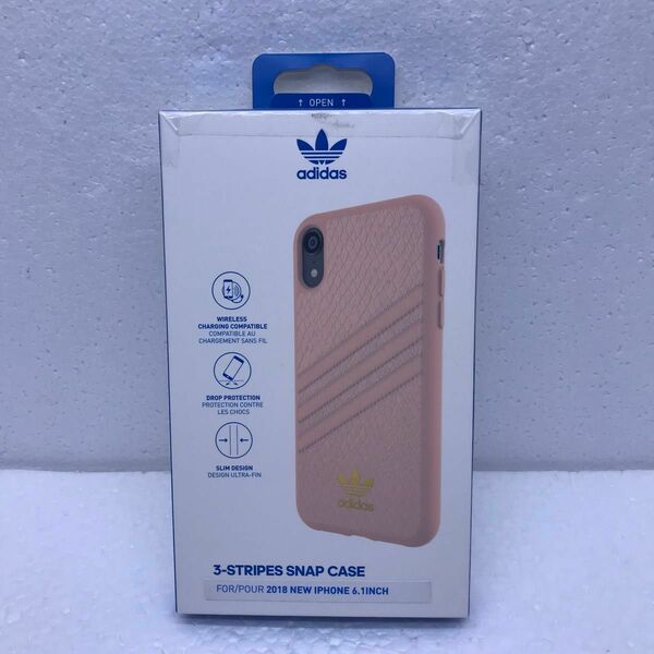 未使用　adidas 2018 iPhone6.1inch用　ケース　カバー　アディダス　iPhone XR？　訳あり品