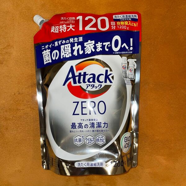 アタックZERO アタック　花王　リーフィブリーズの香り 1200g