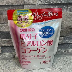 オリヒロ　低分子 ヒアルロン酸 コラーゲン 180g 30日分　1袋