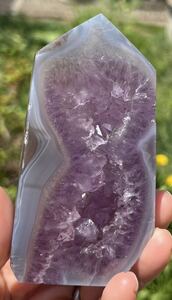 ハイクオリティ-! アメジストドル-ジ-アゲ-ト天然石フリ -フォーム　パワーストーン 鉱物 紫水晶 sale