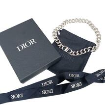 ディオール チェーンリンク CDアイコン ネックレス シルバー ロゴ メンズ Christian Dior 喜平_画像10