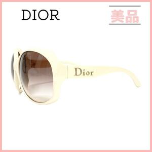  Christian Dior sunglasses GLOSSY1 ivory Brown gradation Christian Dior white lady's 