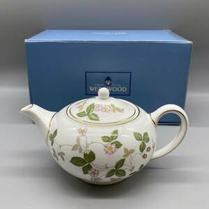 レア【送料無料】WEDGWOOD/ワイルドストロベリー/WILD STRAWBERRY/正規品/新品未使用/ティーポット/S/１個/箱付き(763)