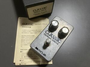 mt'Lab CLASSIC GERMA-DRIVE 50台限定 ゲルマニウムトランジスタ トーンベンダー ファズフェイス KATANA SOUND