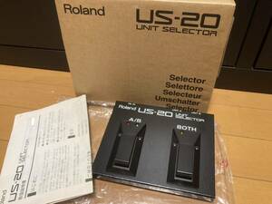 ★新同超美品! Roland US-20 Unit Selector GK ギターシンセ用 ユニットセレクタ－ GR VG GI切替 