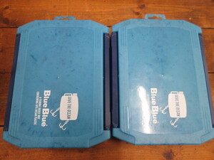 b lube Roo against horse Ocean plastic BOX lure case DMW15002 piece set BlueBlue used 