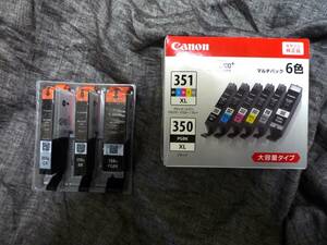 ★BCI-350XL〈PGBK〉・BCI-351XL〈BK〉・BCI-351XL〈GY〉 インク★【純正Canon】