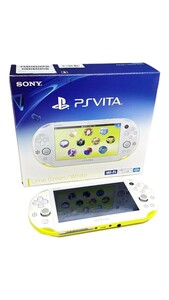 22038 SONY/ Sony /PlayStation PS Vita/PCH-2000/ lime green / body / game machine / collector collection / present / present / memory day 
