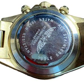 21736 FLYING TIGERS フライングタイガー クロノグラフ クオーツ 腕時計 アンティーク ヴィンテージ 箱 取説 ジャンクの画像5