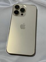 ⑤美品　バッテリー96% No.674916 iPhone13 PRO 128GB ゴールド_画像2