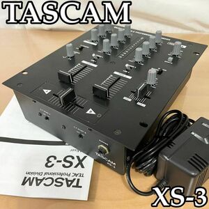 DJ mixer TASCAM XS-3 Tascam adaptor instructions 