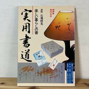 エヲ○0515s[NHK趣味百科 実用書道 楽しい暮らしの書] 石飛博光 書道 平成8年