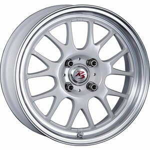 RS ST AIR MONOBLOCK 15インチ 6.5J +35 4-100 ホワイト/ポリッシュリップ 4本セット クリムソン RS ST AIR モノブロック CRIMSON