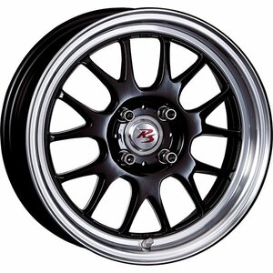 RS ST AIR MONOBLOCK 15インチ 5.5J +45 4-100 ブラック/ポリッシュリップ 4本セット クリムソン RS ST AIR モノブロック CRIMSON