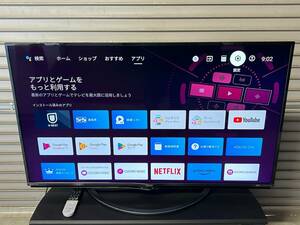 ☆FE214【中古品】 50V型 4Kチューナー内蔵 液晶テレビ シャープ 4T-C50AN1　2019年製