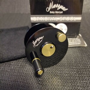 ◇超美品！！ スミス ベビーマリエット1 フライリール 用 替えスプール スペアスプール ブラック ソリッド SPOOL for SMITH Baby Marryat1