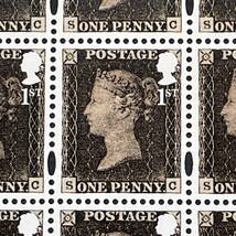 【ペニーブラック180周年記念切手シート】イギリス 2020年発行 ファーストクラス切手 25枚_画像2