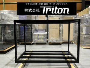 #4[ new goods ] triton original iron made tank stand W1200/D600/H800