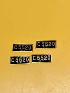  Tenshodo C55 номерная табличка 