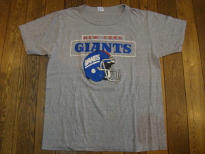 超美品 80s Champion Tシャツ NEWYORK GIANTS Large グレー USA製 トリコタグ チャンピオン ビンテージ