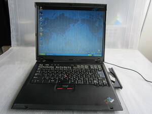 中古品　IBM Thinkpad R50e Celeron M / 1.5GHz 760MB / 30GB Windows Xp SP3 Office2003インストール済