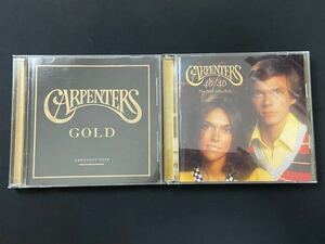 【難あり、ベスト2枚セット】Carpenters,カーペンターズ ／40/40 ベストセレクション,GOLD,ゴールド