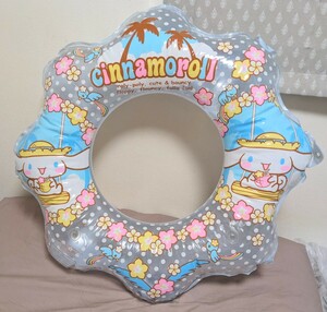  Cinnamoroll надувной круг 80cm Sanrio пустой bi воздух винил способ судно Inflatable Cinnamoroll Sanrio Swim Ring Float Pool Toy Rare Vintage 2