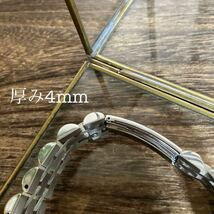 20mm 銀色　弓管　鏡面　時計バンド　時計ベルト　ツノバックル　ヴィンテージ　中古品_画像7