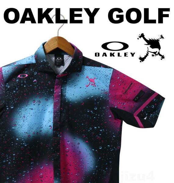 ■【M】定価13,200円 OAKLEY オークリー GOLF Skull Breathable 半袖シャツ■