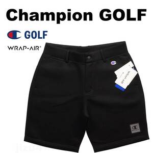 ■【L】定価11,880円 チャンピオン ゴルフ Wrap-Air スウェット ショートパンツ黒■