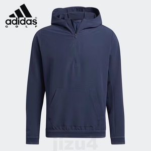 #[M] spring summer regular price 16,500 jpy Adidas GOLF ADICROSS half Zip jacket navy blue #