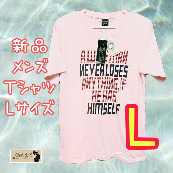 【新品未使用】メンズ Tシャツ Lサイズ服