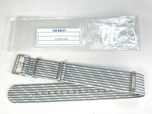 L0N3018J0 SEIKO 110周年記念限定モデル プロスペックス 20mm ポリエステルバンド グレー SBDC187/6R35-02H0用 送料無料