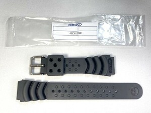 4HX0JBR SEIKO 20mm ダイバーウオッチ モンスター用 純正ウレタンバンド ブラック 7S26-0350他用 クロネコゆうパケット送料無料