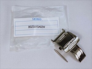 B0ZS51SA02W SEIKO メカニカル 純正Dバックル 18mm SARG011/6R15-02R0他用 ネコポス送料無料