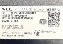 137// NEC VersaPro VKT25F-3 Core i5 7200U 2.50GHz 第７世代 Windows11 ノートPC _画像9