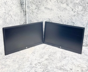 303//HP V223 21.5インチ ワイド 液晶ディスプレイ フルHD/ノングレア/TN スタンドなし 2台セット