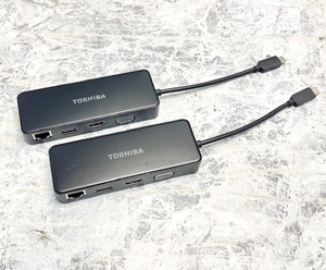 299// TOSHIBA USB-C to HDMI/VGA Travel Adapter PA5272U-1PRP port enhancing adaptor USB hub 2 piece set 