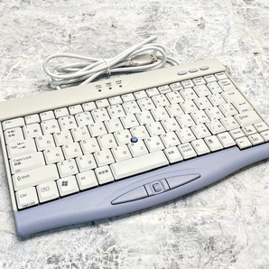 T3874 金井電器産業 MINI KEYBOARD PRO-R HMB632KJP/R スティックポインタ付き 日本語配列 USBの画像1