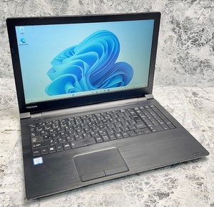 T3925 TOSHIBA dynabook Satellite B55/B Core i3-6006U 2.00GHz メモリー4GB HDD320GB Windows11 ノートPC