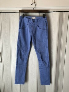 ◆un dix cors/アンディコール/ブルーのスリムパンツ/未着品◆hns