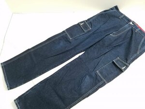 EDWIN AMERICANINO Edwin America колено no джинсы Denim брюки XL размер 36 большой размер S4