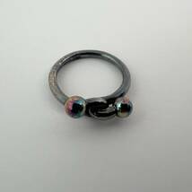 16046/ Tiffany& Co. ティファニー クロスリング 925 750指輪 シルバー アクセサリー_画像1
