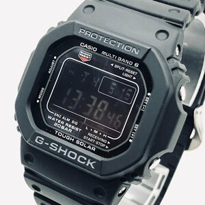 3505♭CASIO 腕時計 G-SHOCK GW-M5610U-1BJF 20気圧防水 耐衝撃性 電波 ソーラー ワールドタイム 暗所で見やすい ブラック【0507】