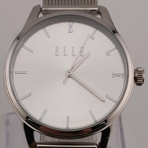 3511☆ ELLE 腕時計 Monceau ELL21030 3針 アナログ クォーツ 30m防水 ステンレススチール レディース シルバー